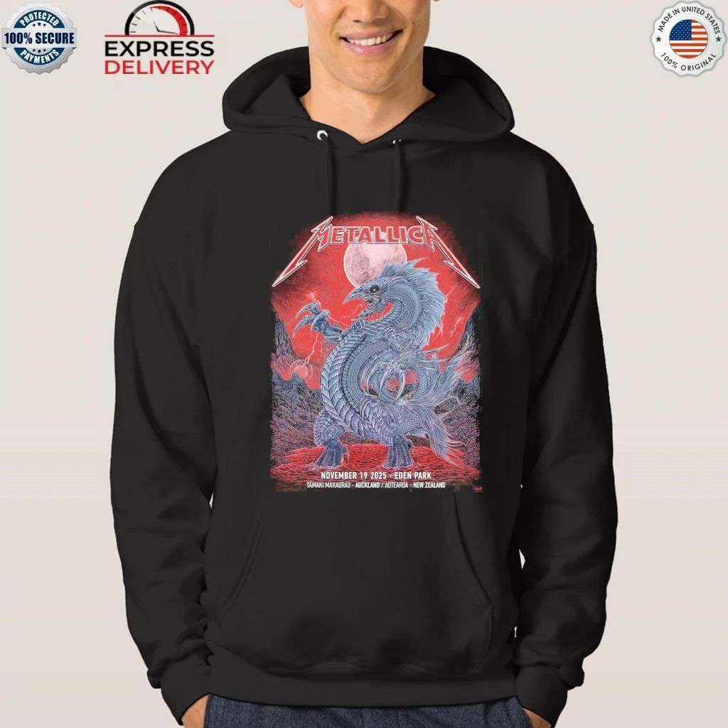 Metallica M72 Auckland New Zealand At Eden Park On November 19 2025 Shirt