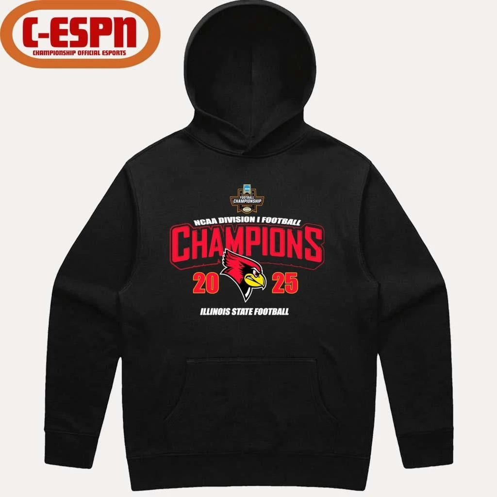 Illinois State Redbirds 2025 FCS Football National Champions T-Shirt