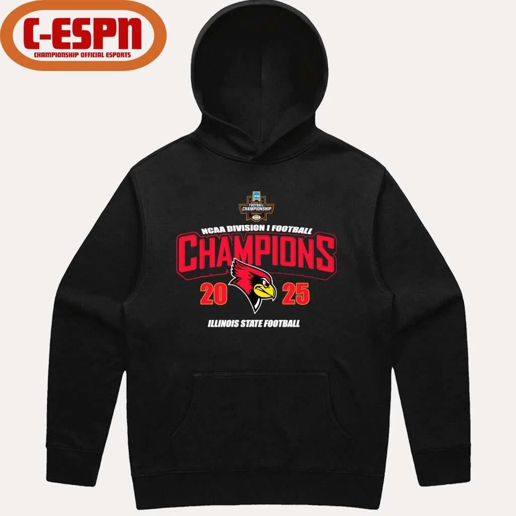 Illinois State Redbirds 2025 FCS Football National Champions T-Shirt