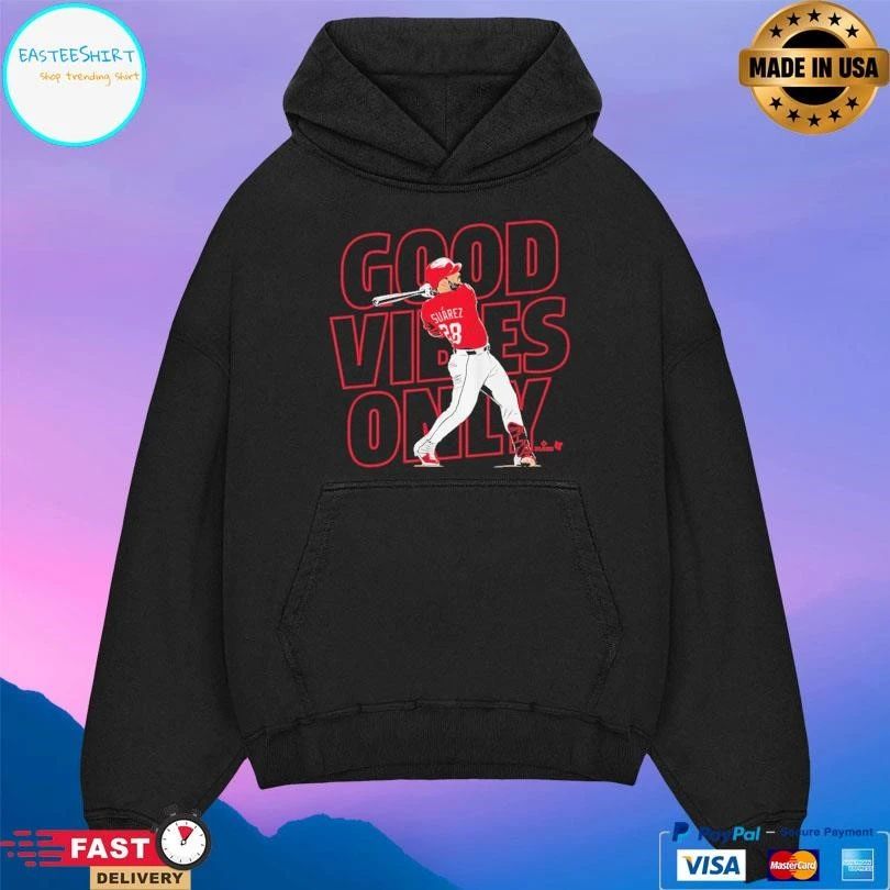 Eugenio Suarez Cincinnati Reds Good Vibes Only Cincinnati T-shirts