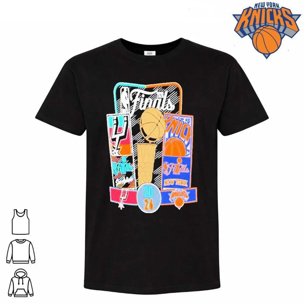 San Antonio Spurs Vs New York Knicks 2026 Nba Finals Ticket Matchup Shirt