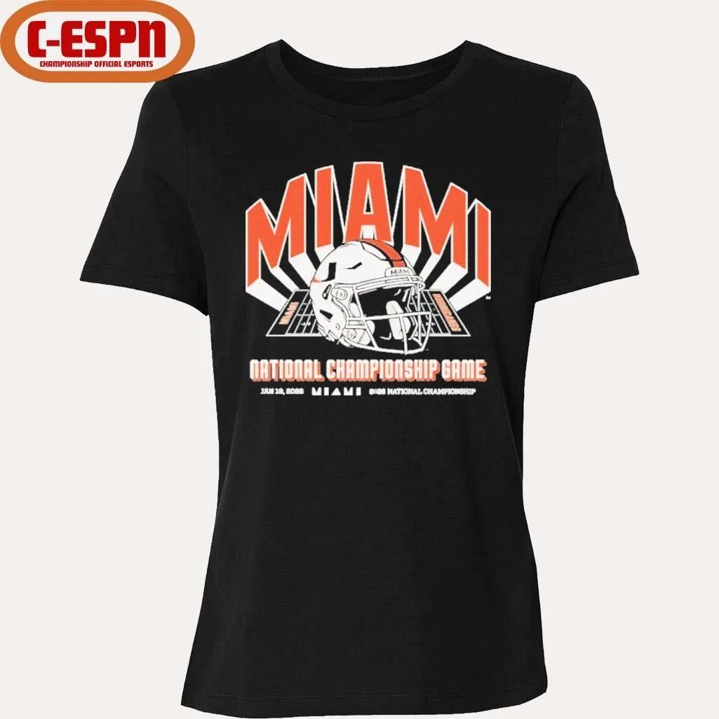 Miami 2026 CFP National Championship Game shirt