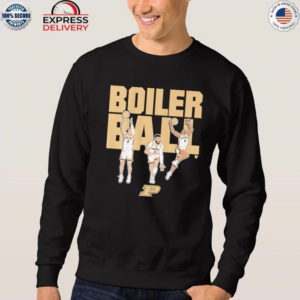 Purdue Basketball Braden Smith, Fletcher Loyer, & Trey Kaufman-Renn Boiler Ball Shirt