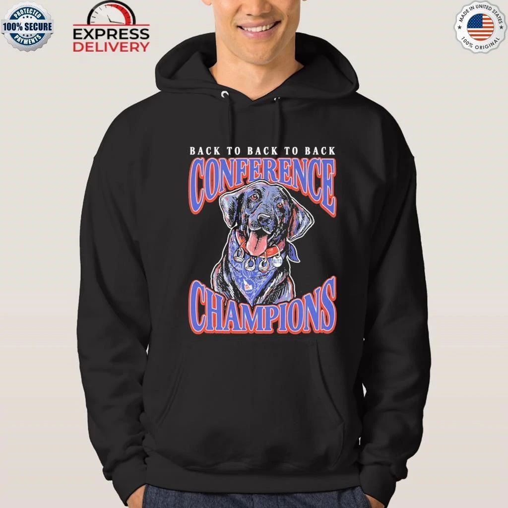 Boise State Football Back To Back To Back Conference Champions Blitz Shirt