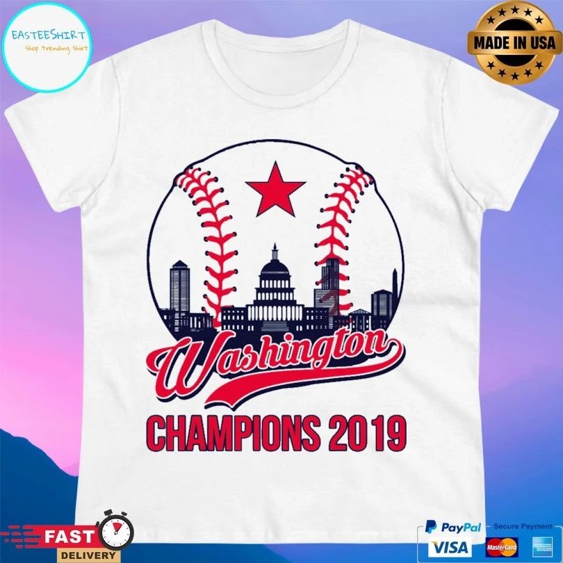 Washington Nationals Vintage Champions 2019 T-shirt