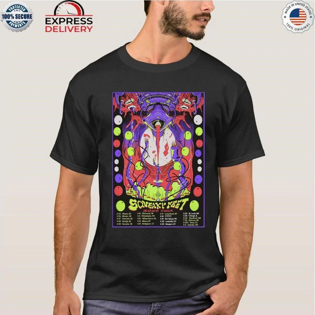 Squeaky Feet Tour Summer 2026 Shirt