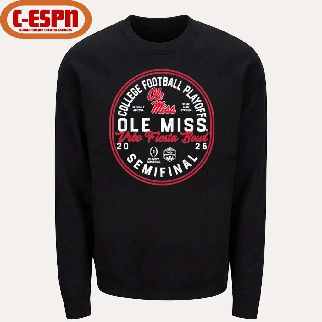 CFP Semifinal Ole Miss 2026 Fiesta Bowl Bound T-Shirt