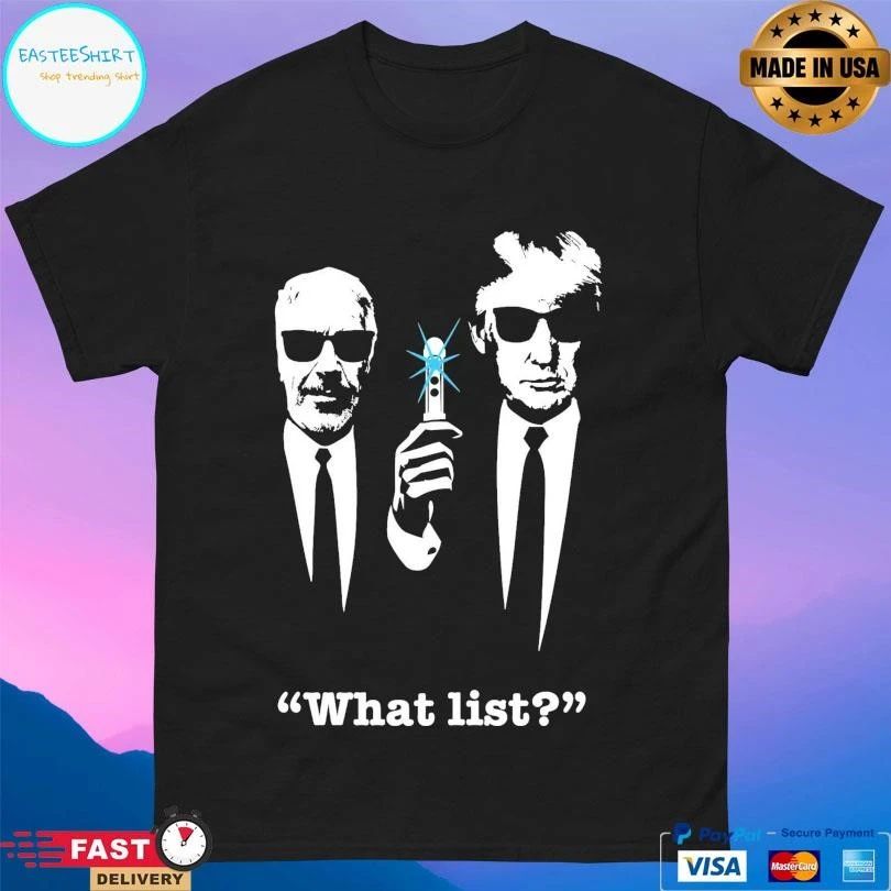 What List Trump And Epstein T-shirts