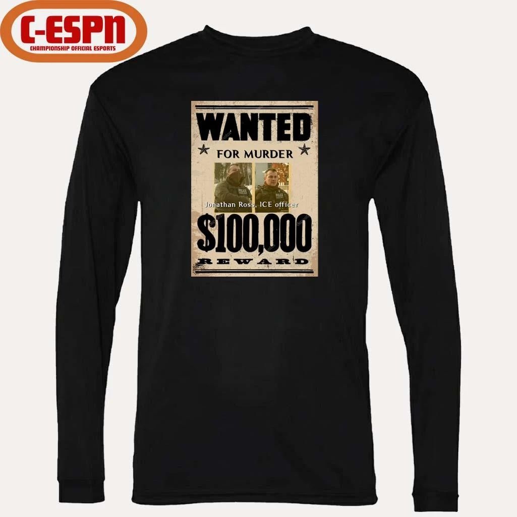Wanted For Murder Jonathan Ross Ice Officer Shirt