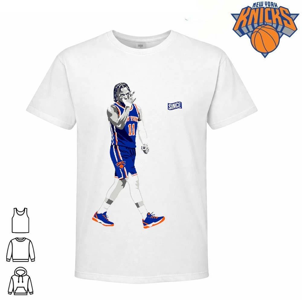 New York Knicks Champions NBA 2026 Jalen Brunson 11 Three Celebration Basketball Shirt