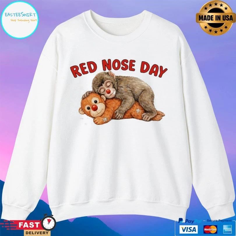 Red Nose Day Punch Monkey Viral 2026 T-shirts