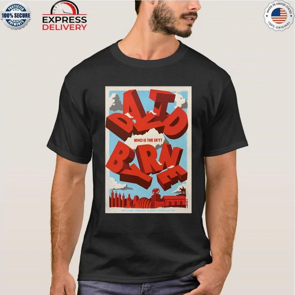 David Byrne May 5 2026 Starlight Theatre in Kansas City MO Shirt