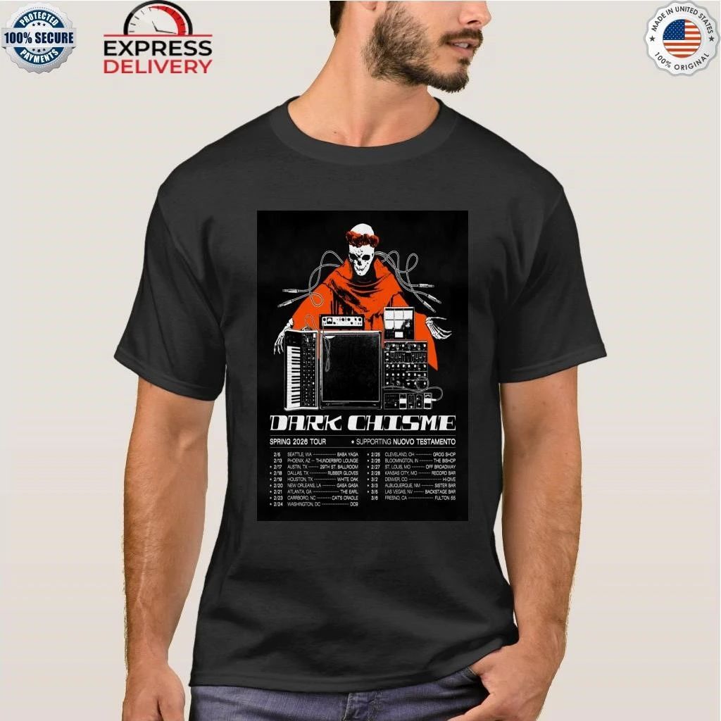 Dark Chisme 2026 Spring Tour Shirt