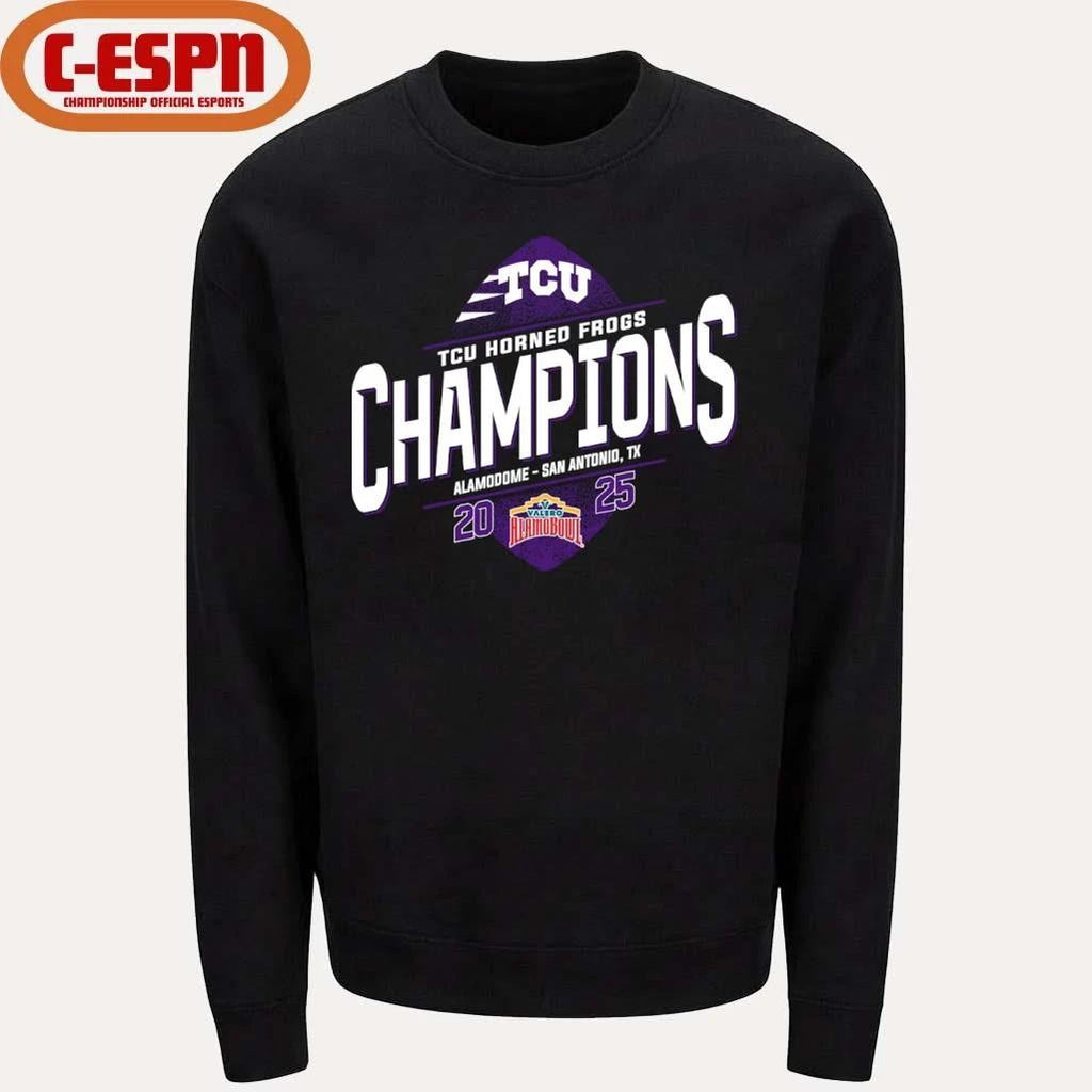 TCU Football 2025 Alamo Bowl Champions T-Shirt