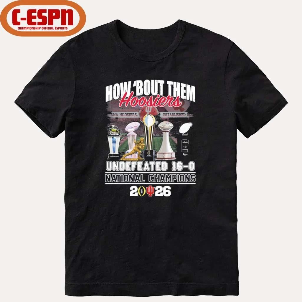 IU Football How ‘Bout Them Hoosiers National Champions Shirt