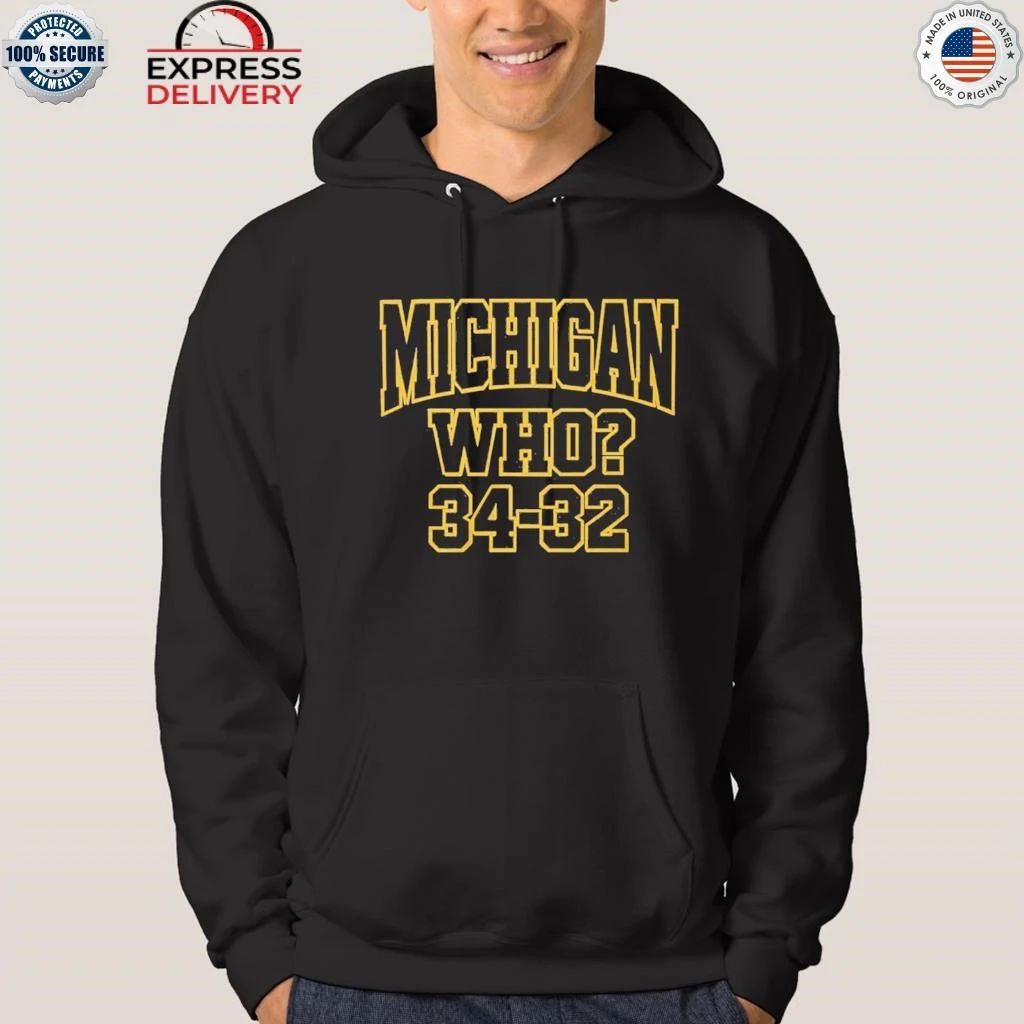 Michigan Who 34 32 Shirt