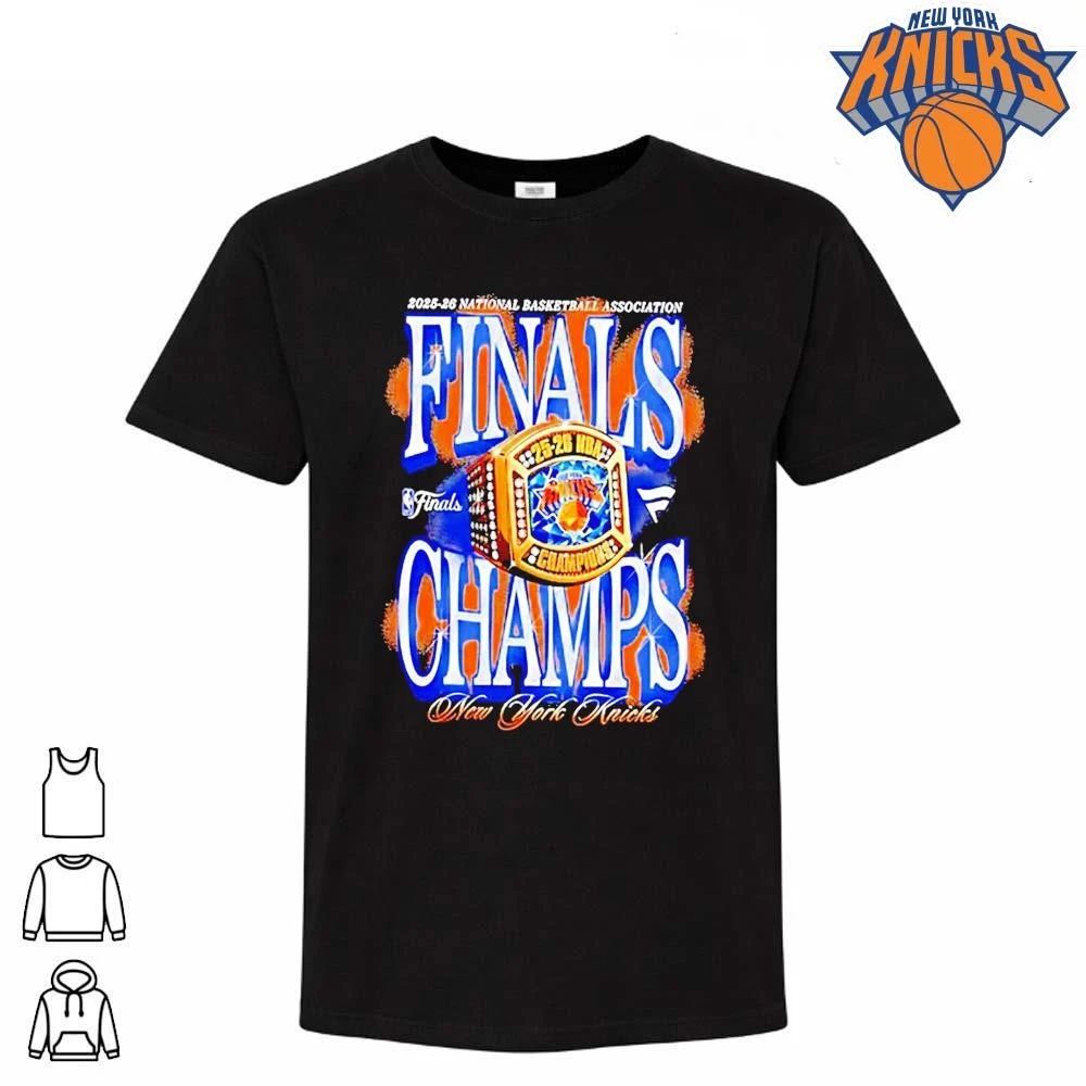 New York Knicks 2026 Nba Finals Champions Ring Shirt
