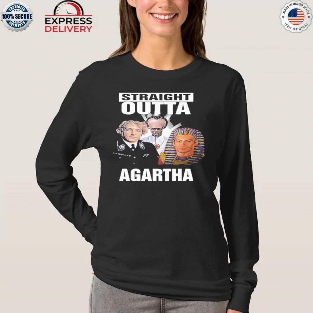 Straight Outta Agartha History Conspiracy Ancient Civilization Parody Shirt