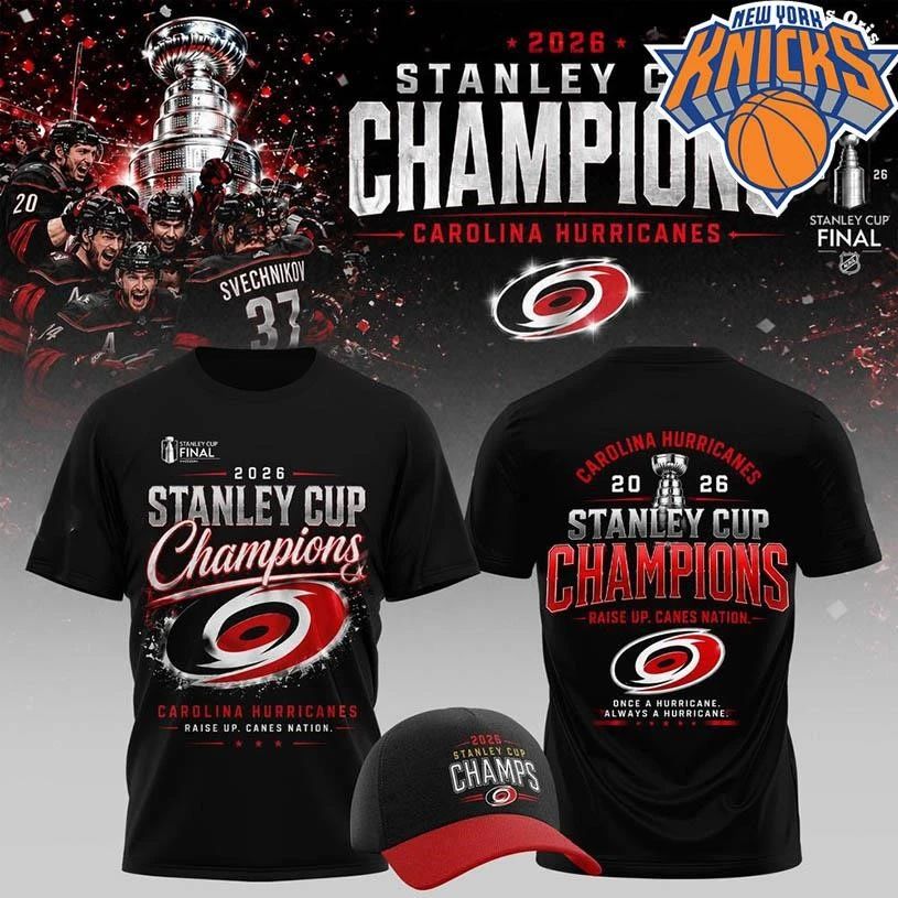 Limited Edition Carolina Hurricanes 2026 Championship Two Sided Shirt