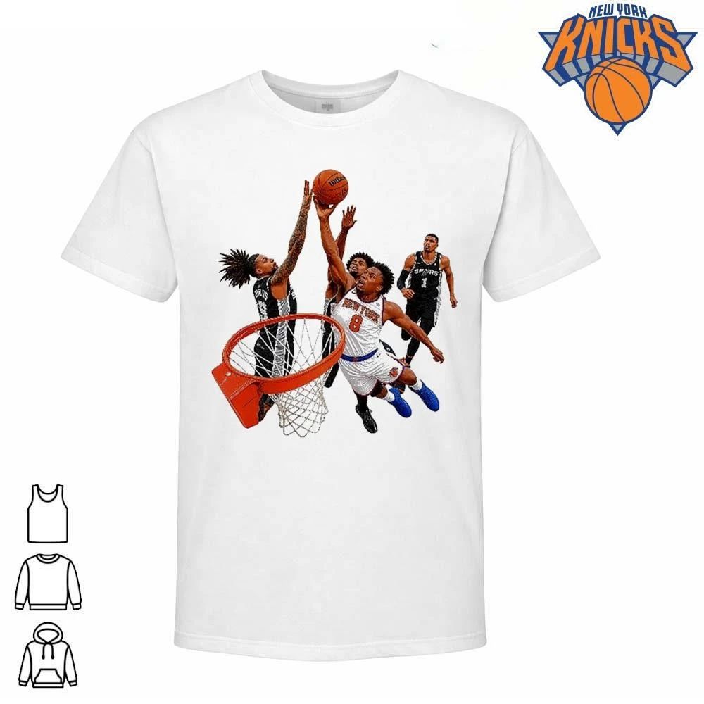 New York Knicks vs San Antonio Spurs Basketball Action NBA Finals 2026 Shirt