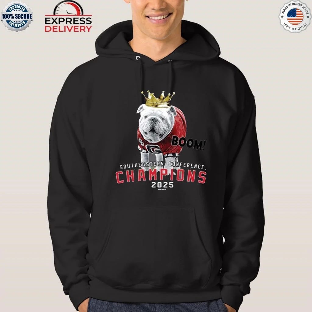 Georgia 2025 Champions Mascot Crown Shirt