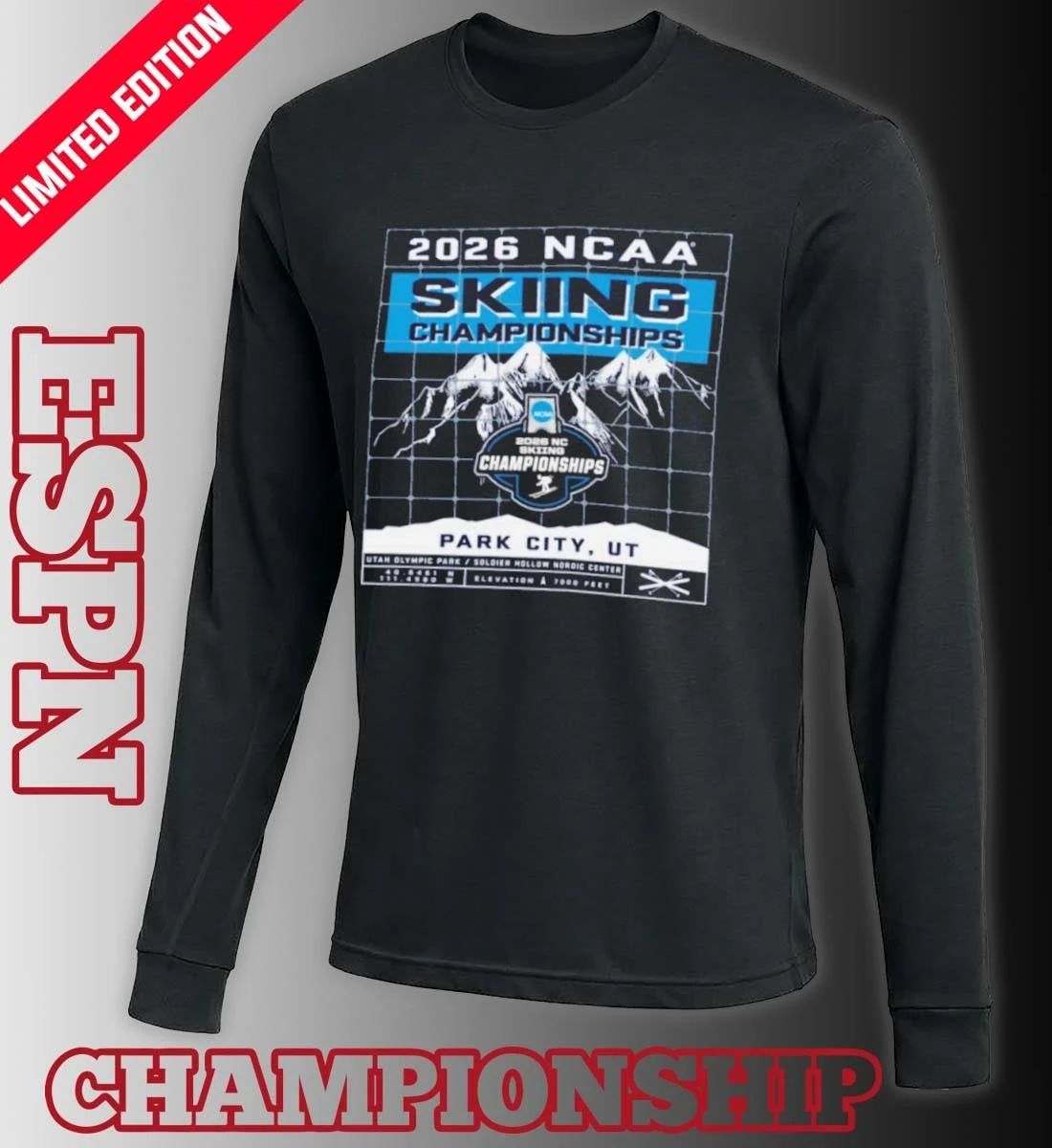 2026 NCAA Skiing Championships – Park City, UT T-Shirt