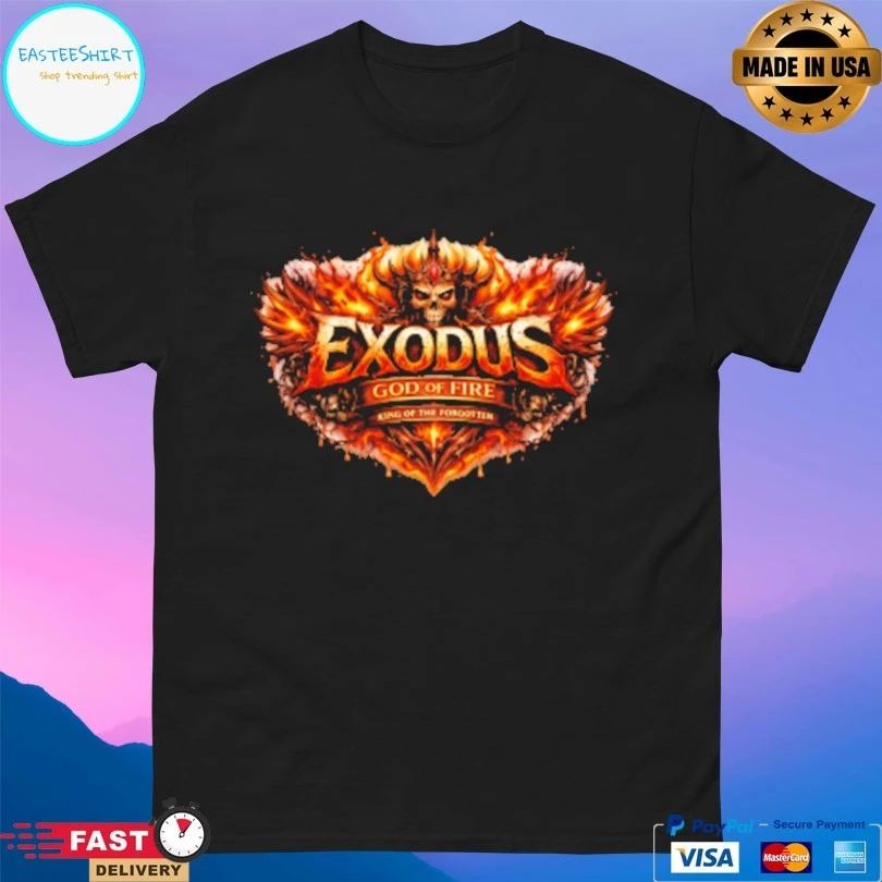The Exodus God Of Fire Icarus Alexander T-shirts