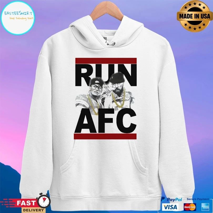 Patrick Mahomes And Travis Kelce Kansas City Chiefs Run Afc T-shirt
