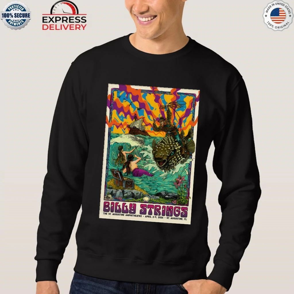 Billy Strings St. Augustine FL On Apr 2-4 2026 Show Shirt