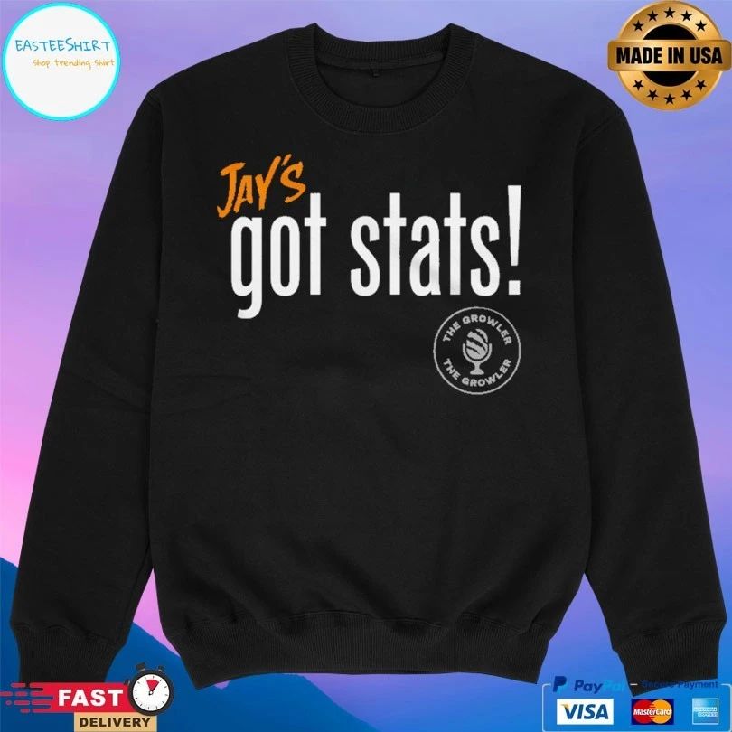 Jay’s Got Stats The Growler Podcast With Paul Dehner T-shirts