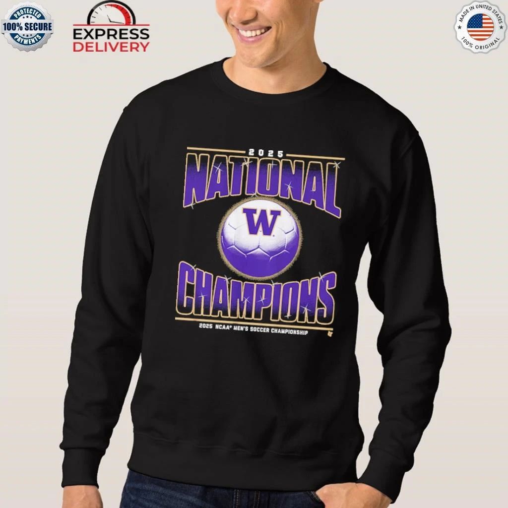 Washington Men’s Soccer 2025 National Champions Shirt