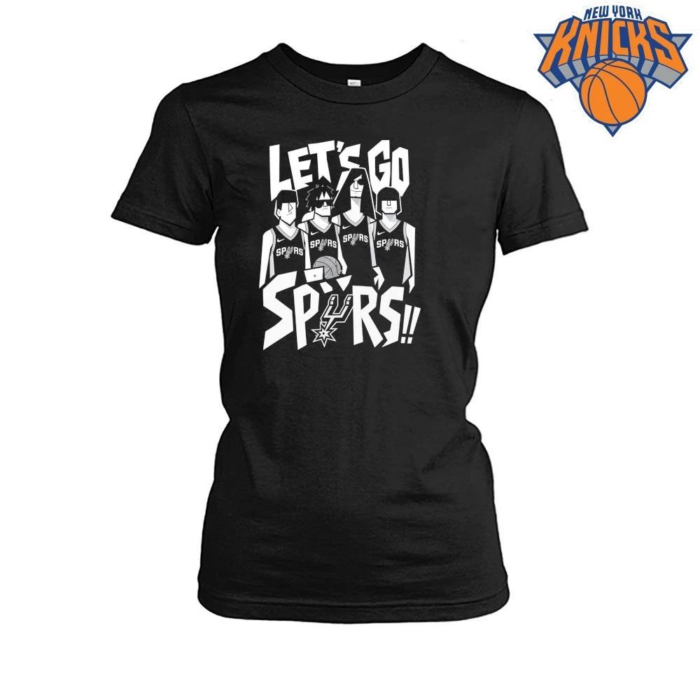 Let’s Go Spurs San Antonio Basketball Cartoon Indie Rock Band Parody NBA Finals 2026 Shirt