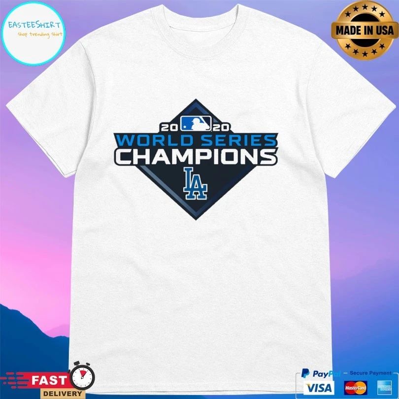 Los Angeles Dodgers 2020 World Series Champions Logo T-shirt