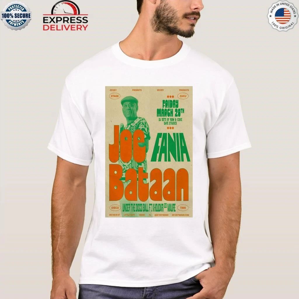 Joe Bataan Mar 20 2026 ZeyZey Miami Shirt