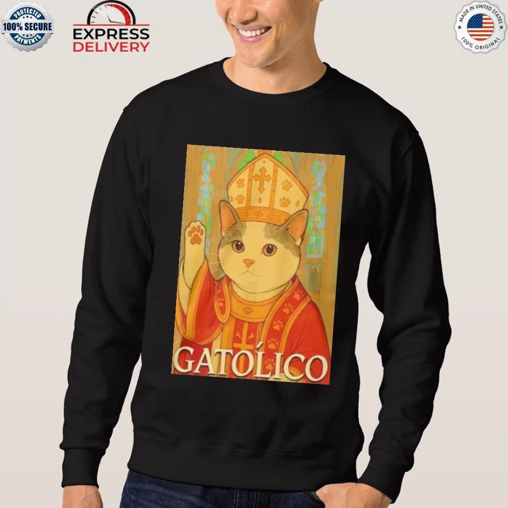 Pope Cat Gatolico Shirt