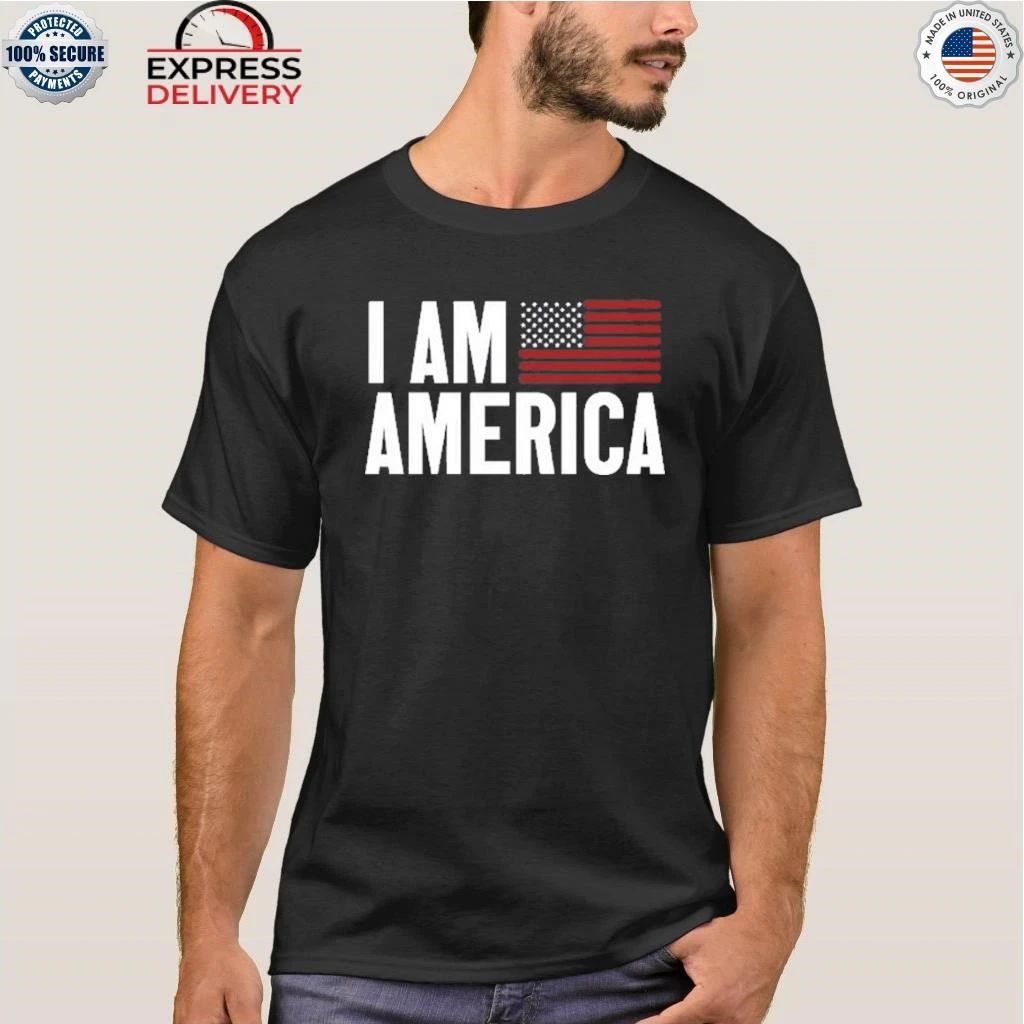 Nick Fuentes I Am America Flag Shirt