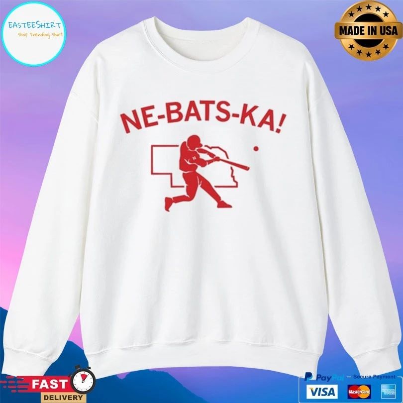 Ne-Bats-Ka Nebraska Cornhuskers Baseball T-shirt