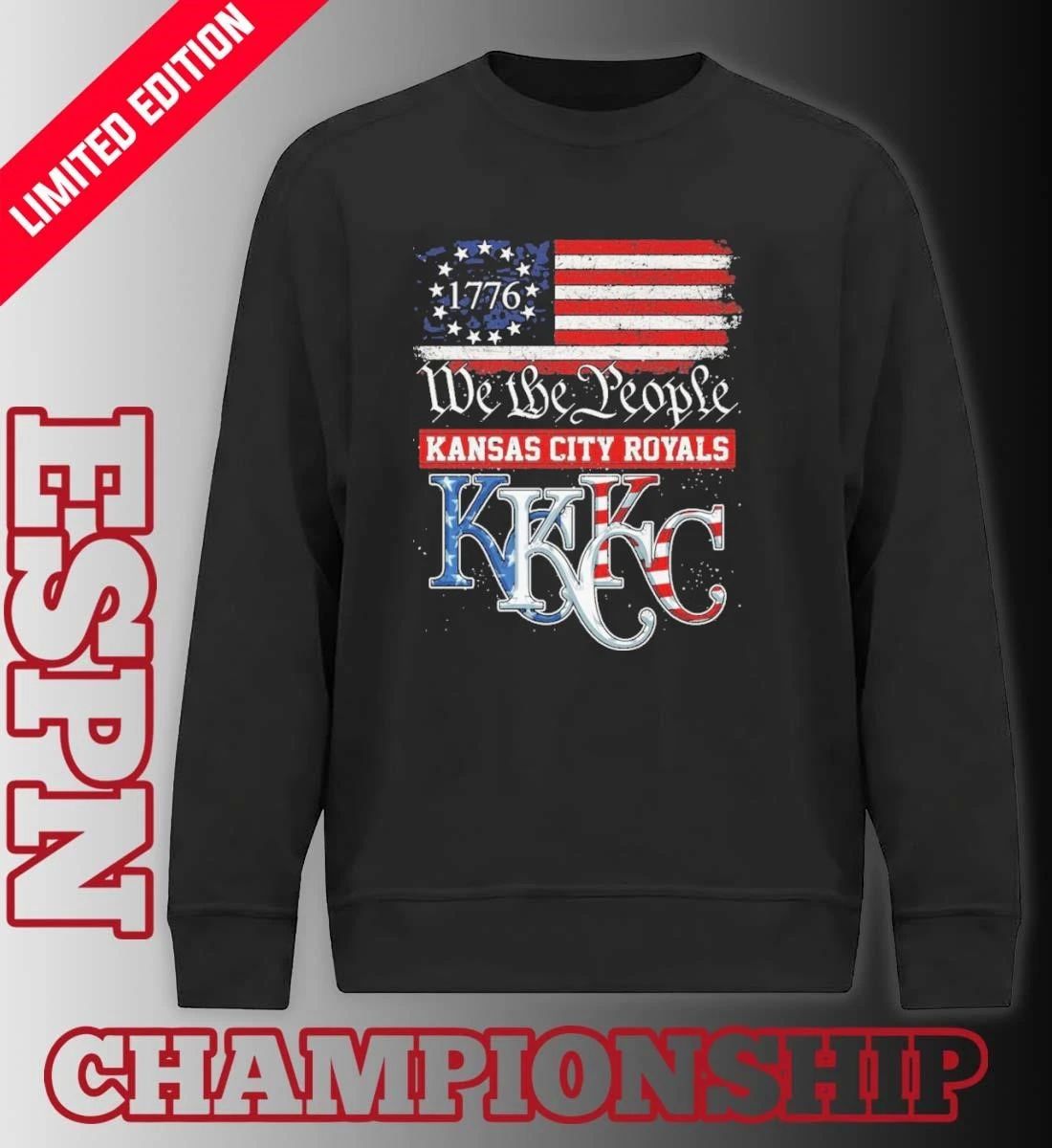 We The People Kansas City Royals Red White Blue Shirt