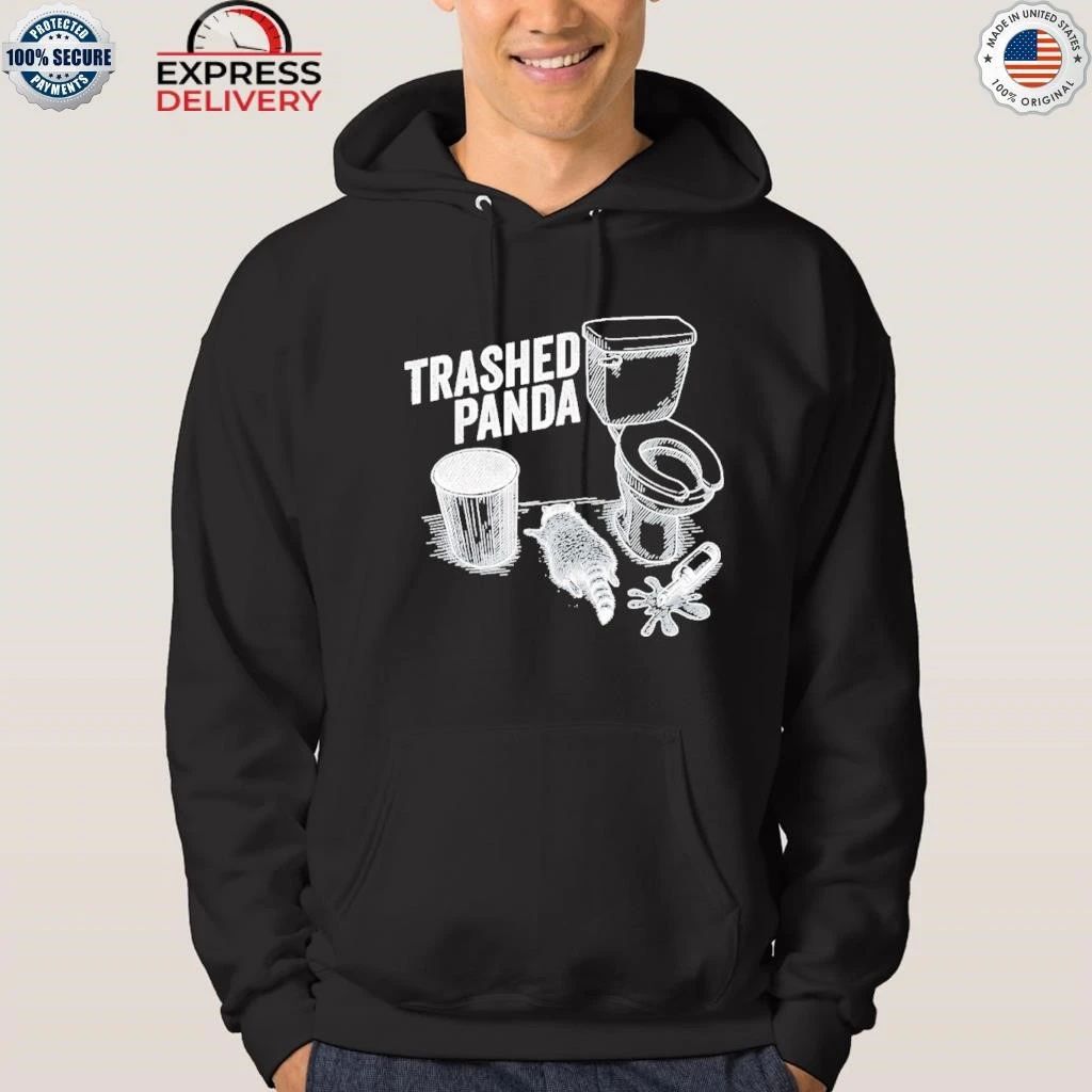 Trashed Panda Funny Drunk Racoon Shirt