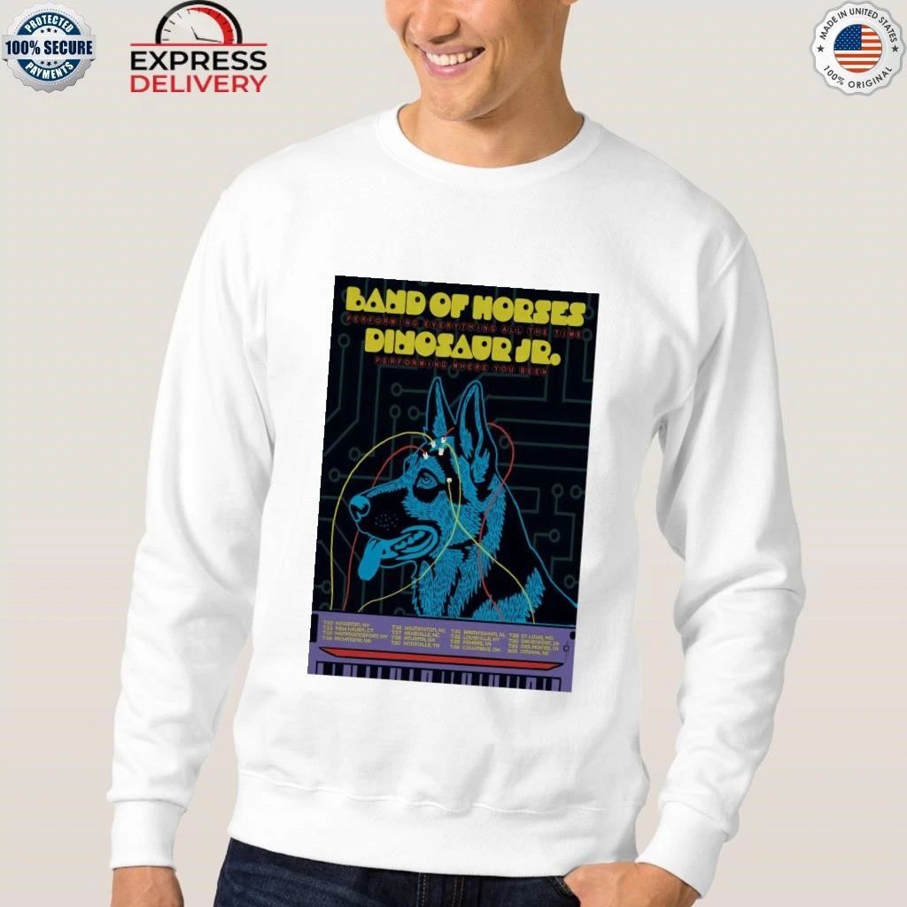 Dinosaur Jr. and Band of Horses Tour July 2026 Shirt