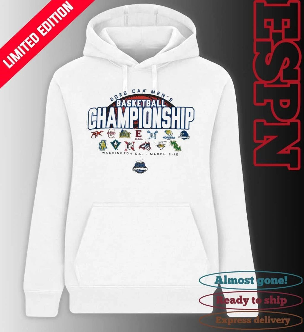MArch 6-10 2026 CAA Men’s Basketball Championship T-Shirt