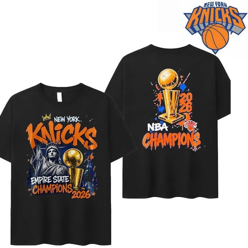 Knicks Empire State Champions 2026 Two Sided Shirt