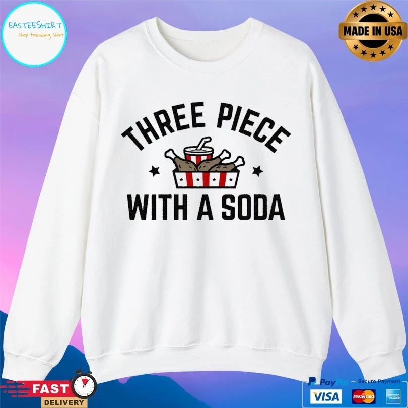 Three Piece With A Soda T-shirt