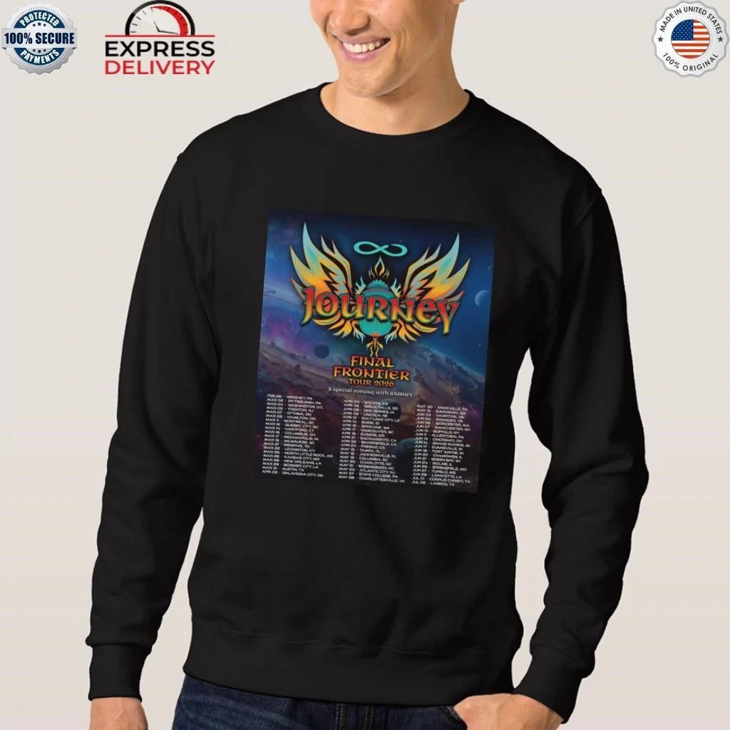 Journey Final Frontier Tour 2026 Shirt