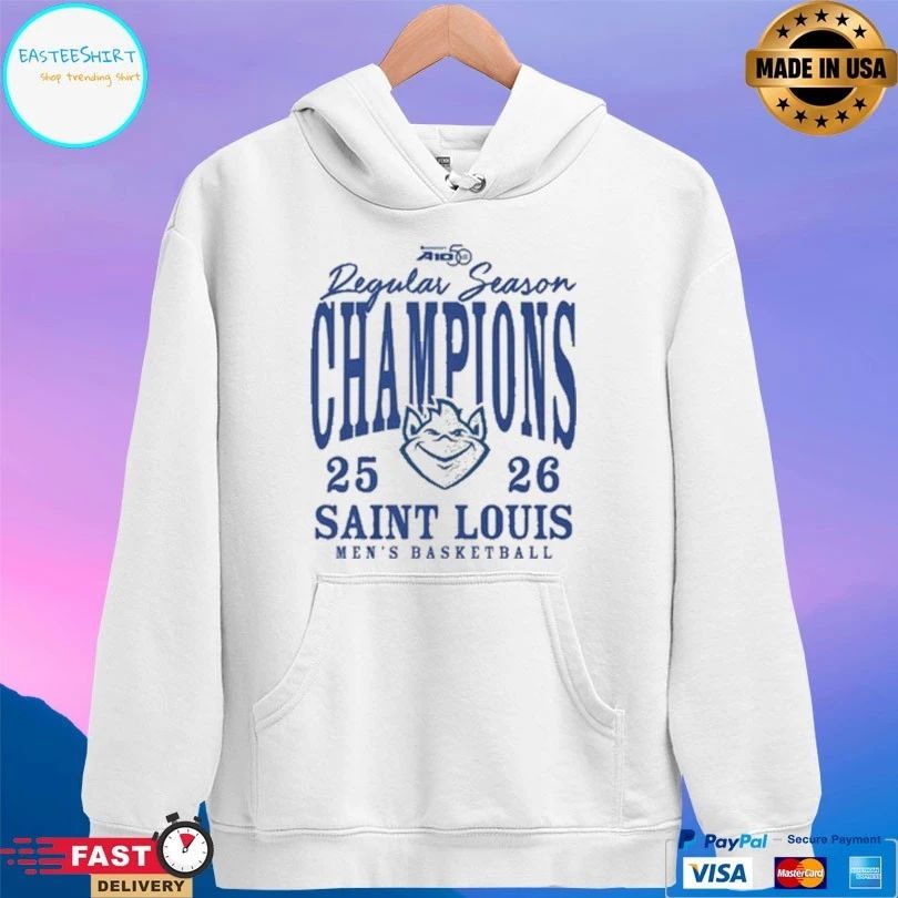 Saint Louis Men’s Basketball Atlantic 10 Regular Season Champions 25-26 T-shirts