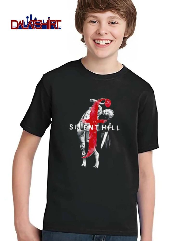 Silent Hill F Contorted Creepy Monster Holding Knife Distressed shirt