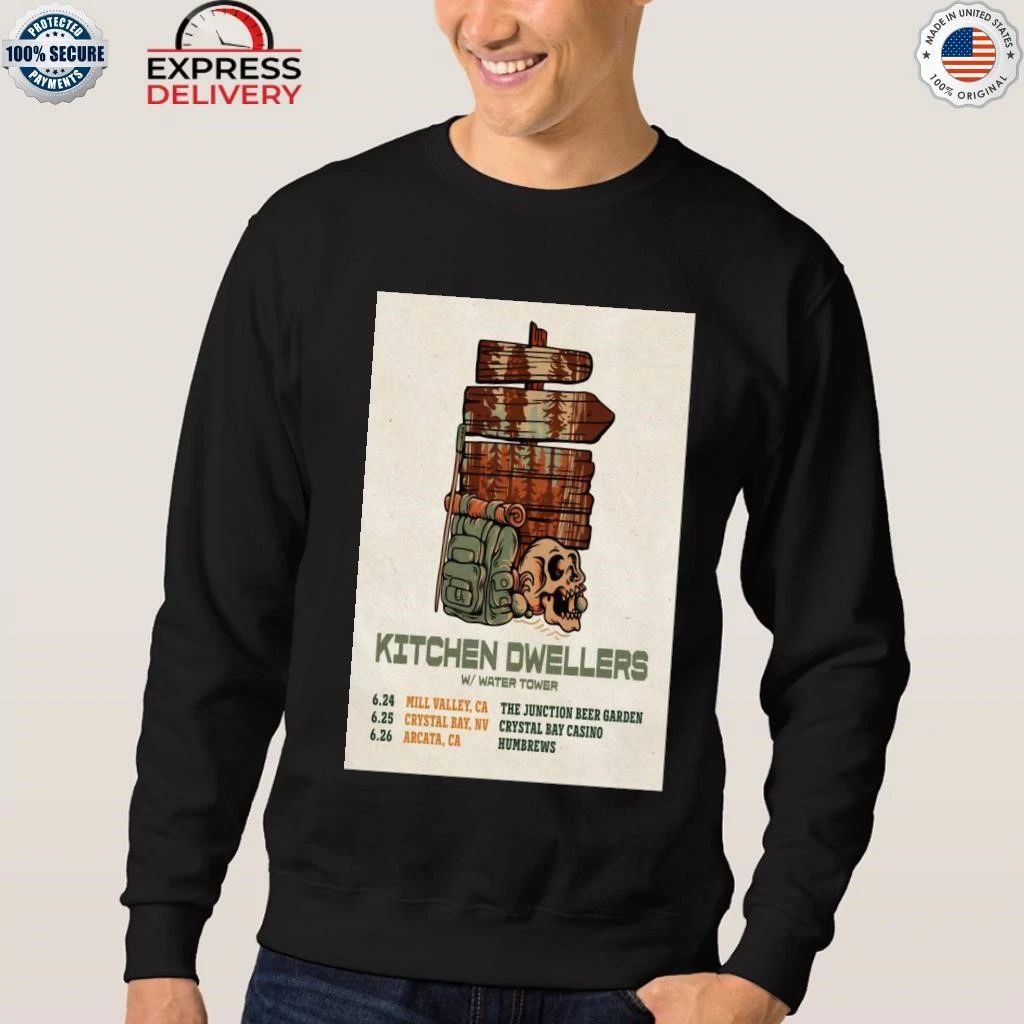 Kitchen Dwellers With Water Tower June 2026 Tour Shirt