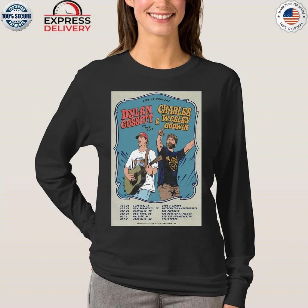 Dylan Gossett And Charles Wesley Godwin 2026 Tour Shirt
