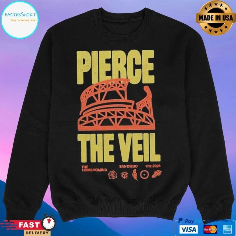 Pierce The Veil Homecoming Petco Park T-shirts