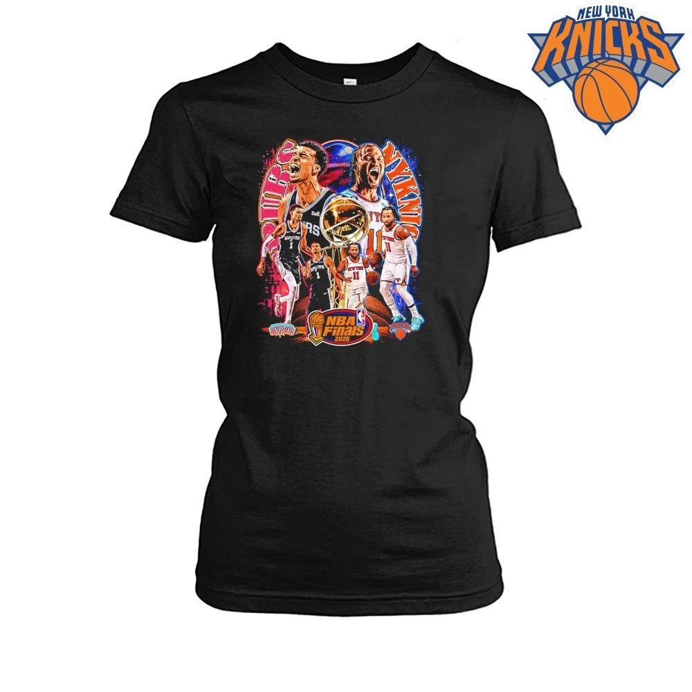 NBA Finals 2026 Game 1 San Antonio Spurs vs New York Knicks Jalen Brunson Victor Wembanyama Bootleg Vintage Graphic Shirt